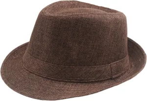 Fedoras Hats Summer Classic Jazz Hat Outdoor Sunshade Hat for Wedding, Party