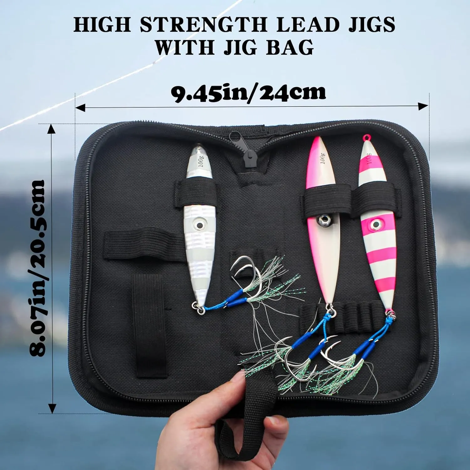 Fishing Jigs Vertical Saltwater Jigs Vertical Jigging Spoon Fishing Tuna Lures Boat Fishing Artificial Lures for Tuna, Grouper, Dogtooth, Snapper, Bass, Salmon/60g, 80g,120g