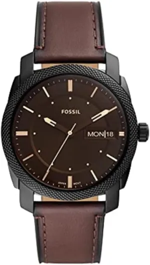 Fossil Men's Machine Quartz Stainless Steel Three-Hand Watch