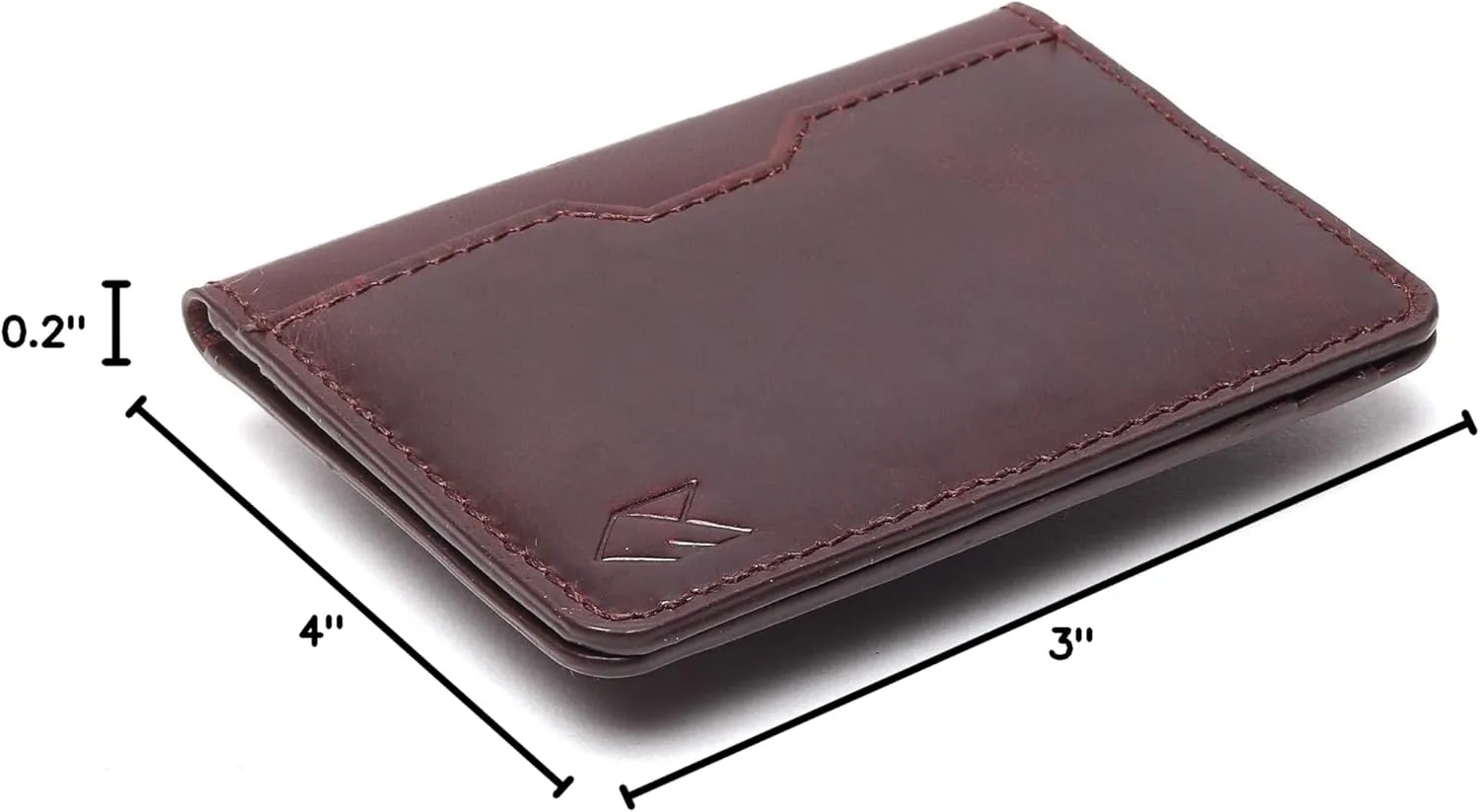 FOXHACKLE Leather Credit Card Holder Wallet for Men and Women, Thin Bifold RFID Blocking Wallet, Slim Front Pocket Minimalist Wallet, Small Card Case