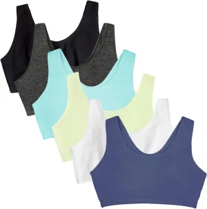 Fruit of the Loom Women's Built Up Tank Style Sports Bra Value Pack