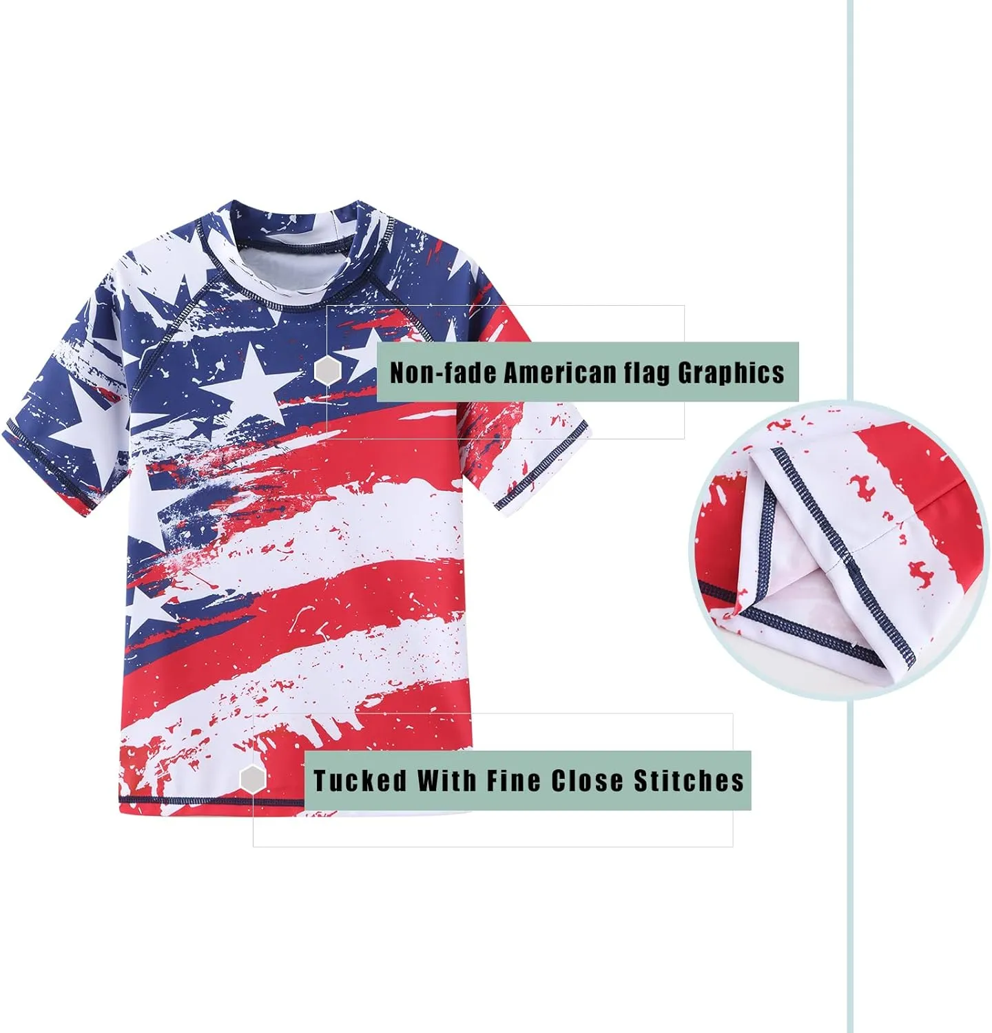 Girls Rash Guard Swimsuits Short Sleeve Swim Shirt for Kids Girls One Piece Bathing Suit Swimwear 7-16 Years