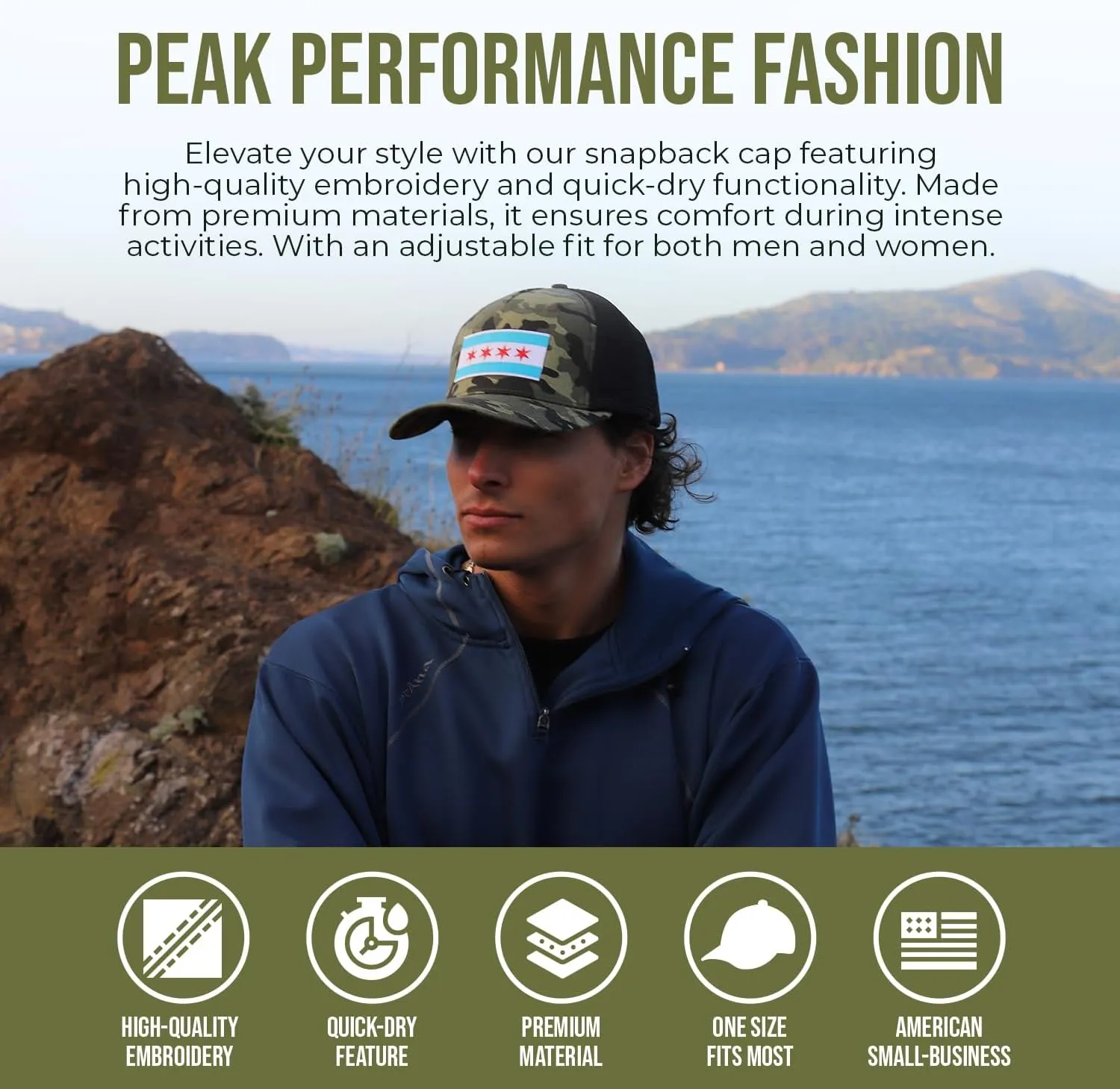 Hat for Men and Women - Snapback Trucker Baseball Cap