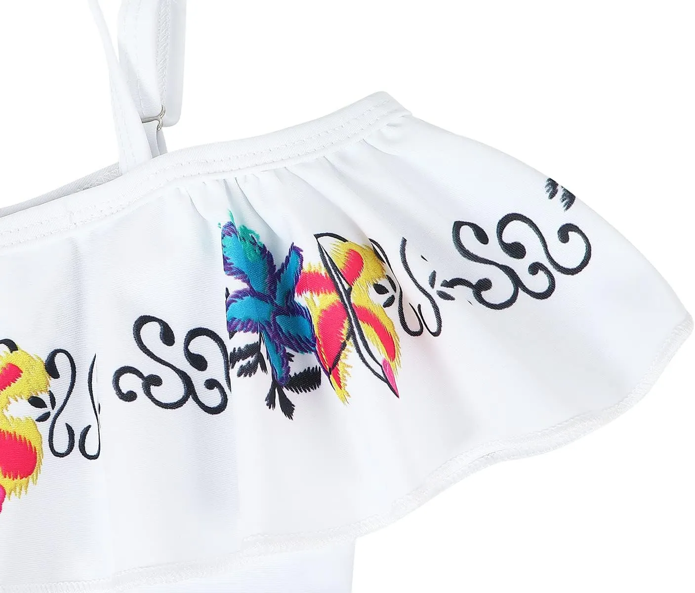 Jurebecia Girls 2 Pieces Swimsuit Princess Bikini Bathing Suit Tankini Magic Family Adventure Swimwear