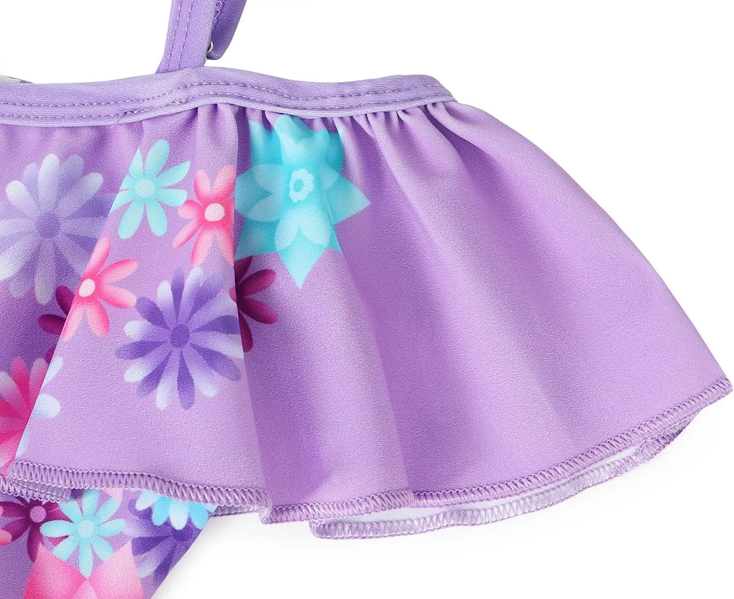 Jurebecia Girls 2 Pieces Swimsuit Princess Bikini Bathing Suit Tankini Magic Family Adventure Swimwear