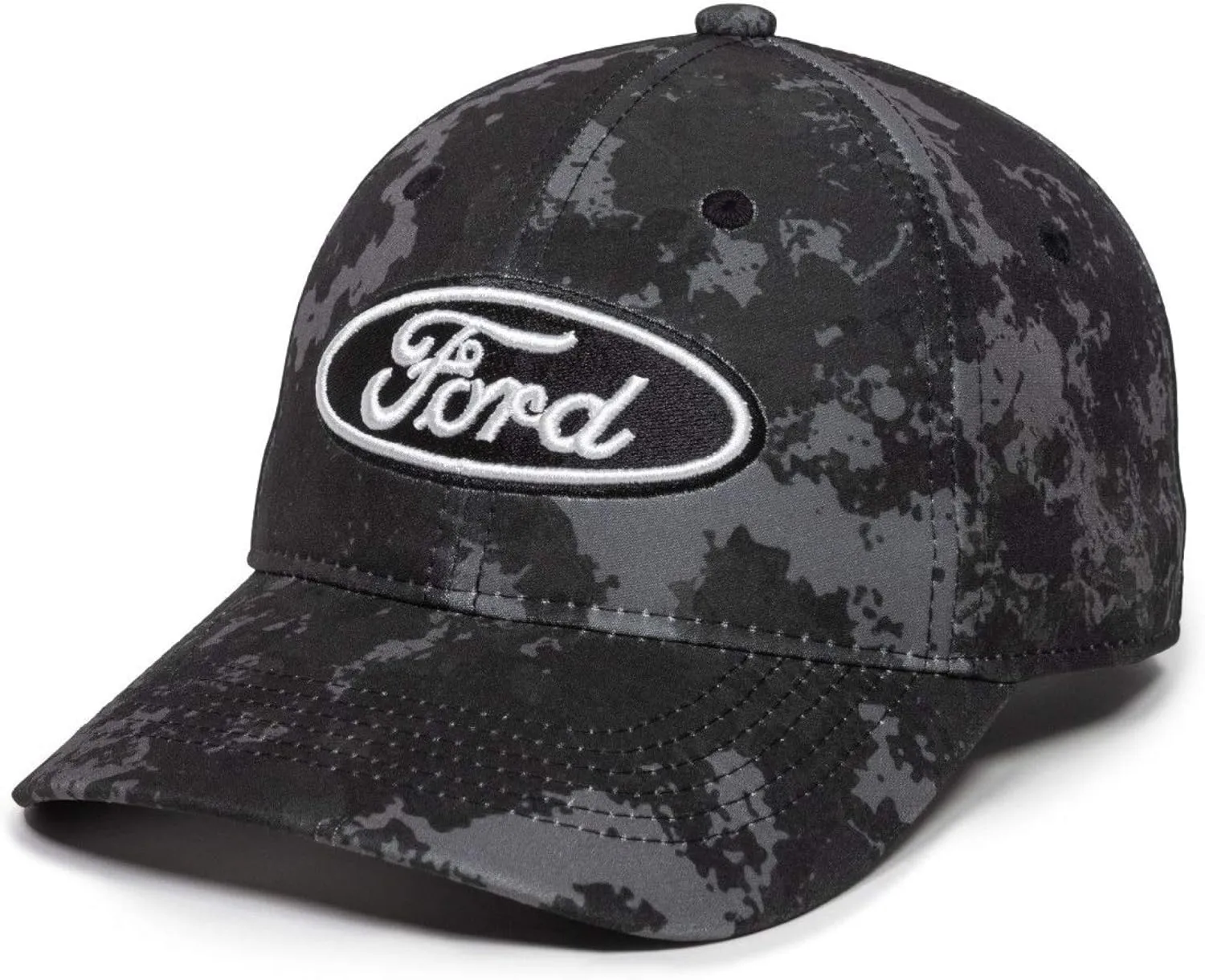 Outdoor Cap FRD12A Ford Veil Tac Black, One Size Fits All