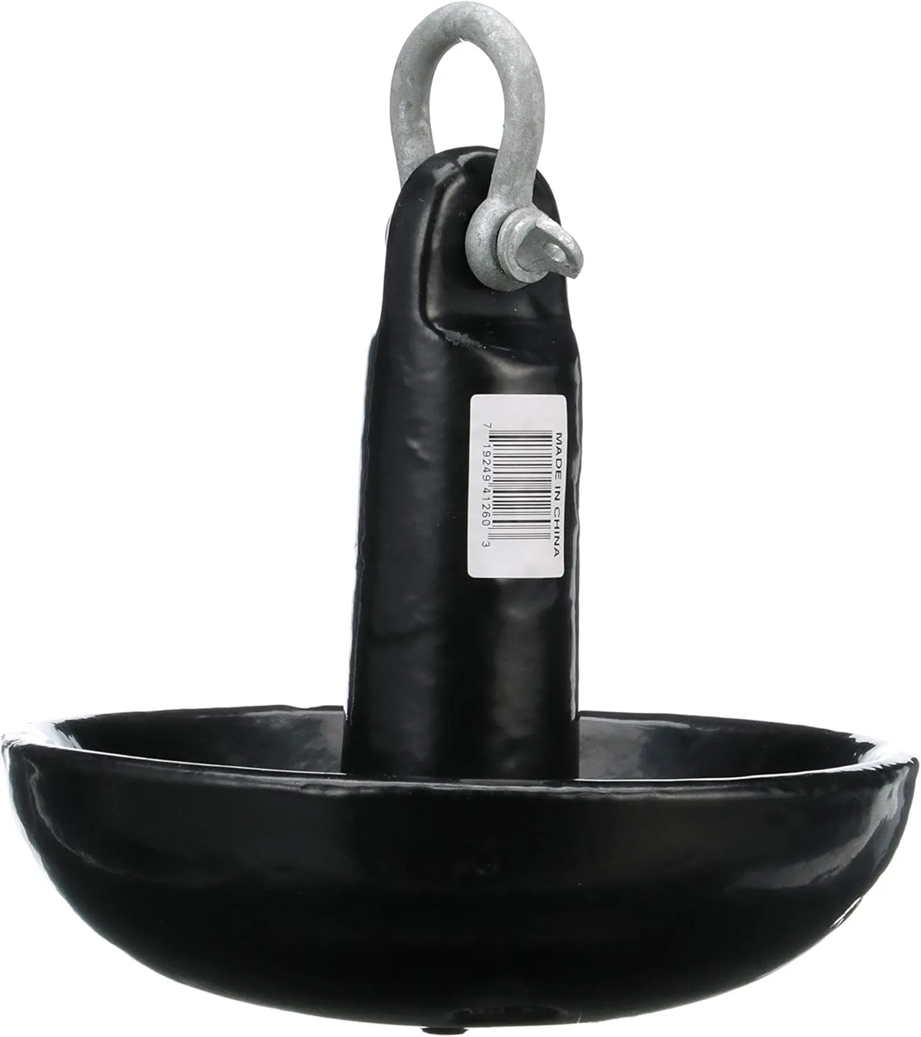 Seachoice Mushroom Anchor  Vinyl-Coated Cast Iron  Black  Multiple Sizes