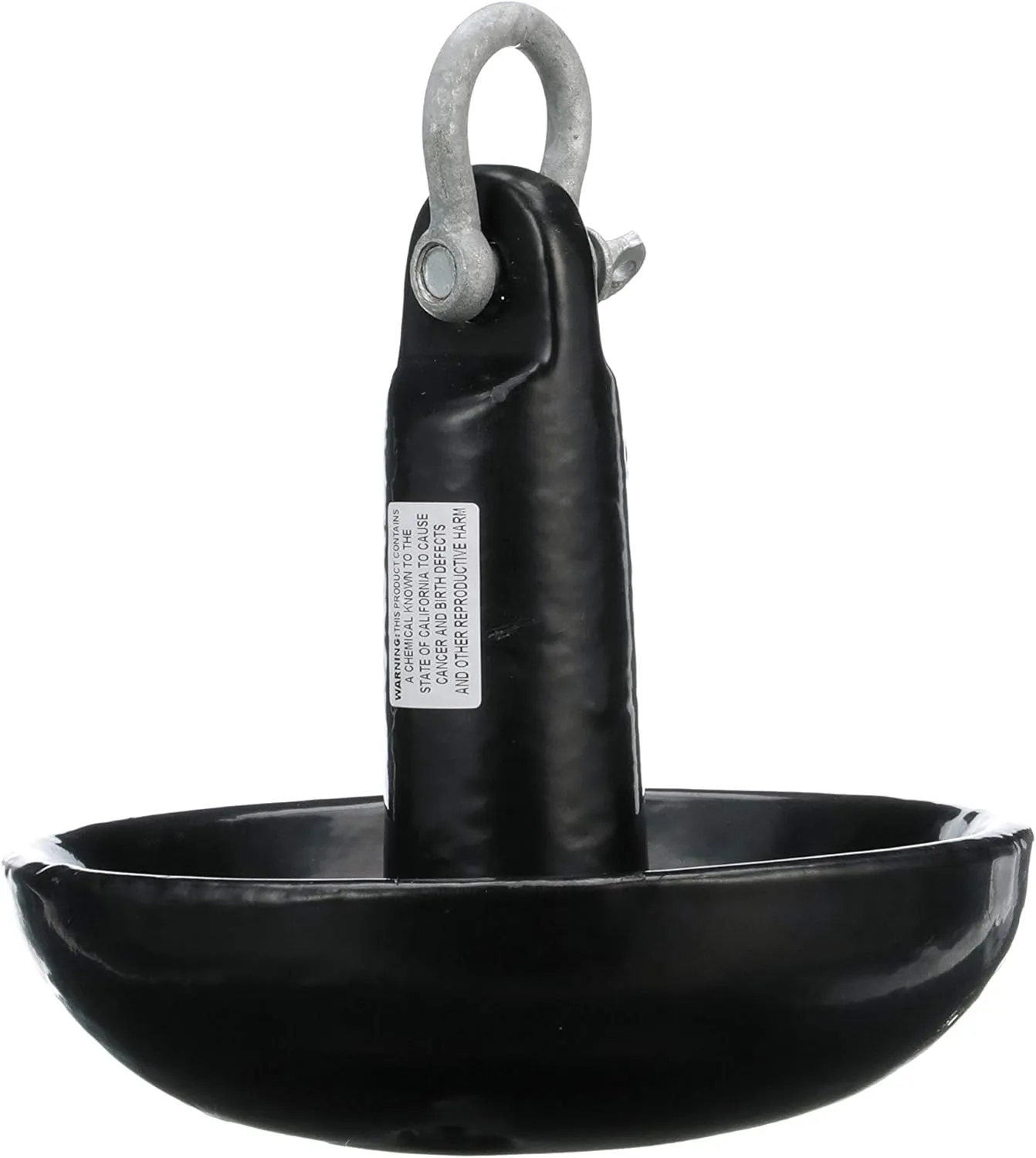 Seachoice Mushroom Anchor  Vinyl-Coated Cast Iron  Black  Multiple Sizes