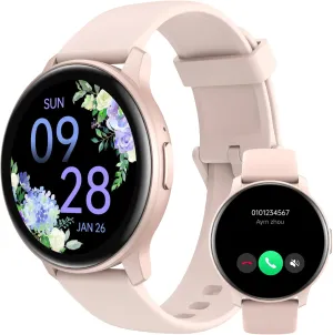 Smart Watch, HD Smartwatch for Men Women (Answer/Make Calls), Fitness Watch with 100  Sport Modes, IP68 Waterproof/Heart Rate/Sleep Monitor, Activity Trackers for iOS/Android