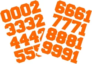 Sports Helmet Numbers 1.5" Baseball, Hockey, Football and Lacrosse