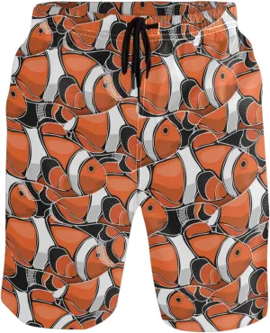 visesunny Men Swim Trunks Swimming Beach Surfing Board Shorts Swimwear Quick Dry Mesh Lining Bathing Suits with Pockets